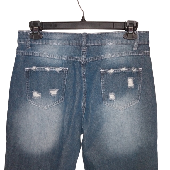 Jeans Wear Patchwork Distressed Pittsburgh Steelers Jeans XL - Picture 6 of 14